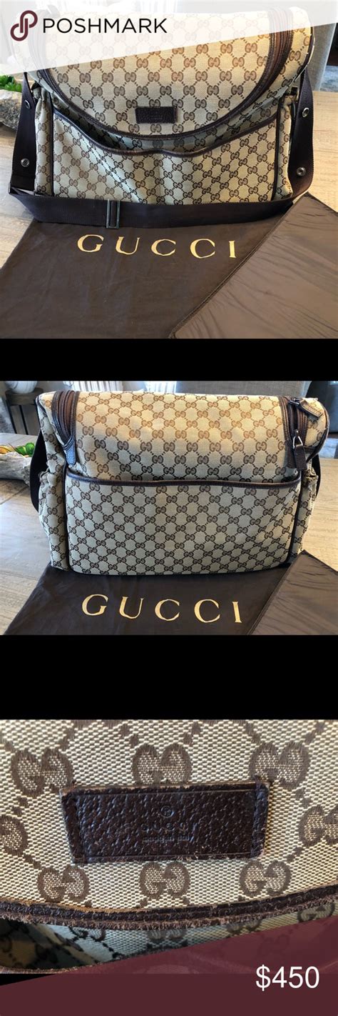 gucci baby diaper b|authentic gucci diaper bag sale.